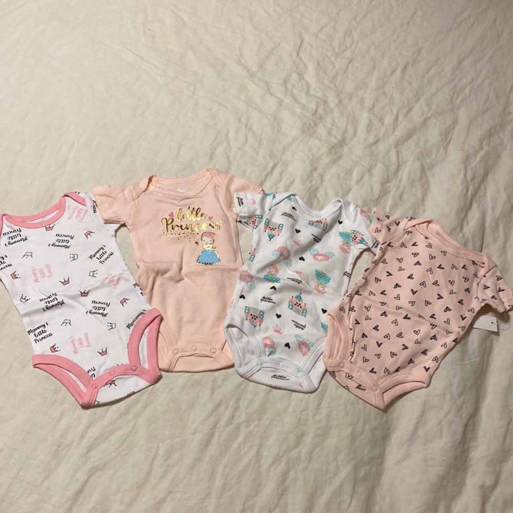 New onesies 0-3 m girls